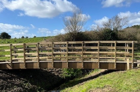 Arched timber bridges